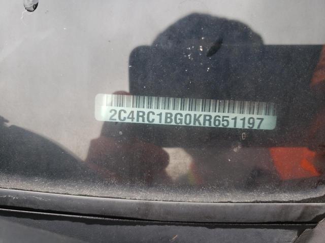 2C4RC1BG0KR651197 - 2019 CHRYSLER PACIFICA TOURING L GRAY photo 12