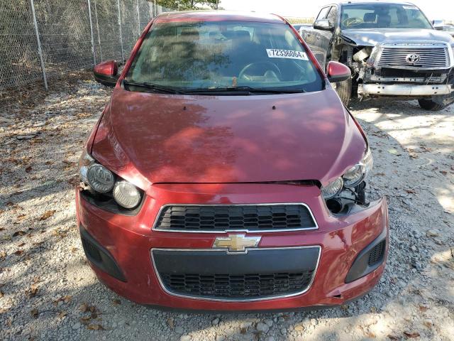 1G1JC5SH1E4228660 - 2014 CHEVROLET SONIC LT RED photo 5