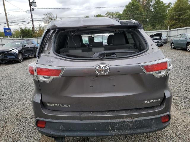 5TDJKRFHXGS324287 - 2016 TOYOTA HIGHLANDER XLE Boz foto 6