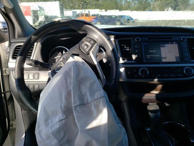 5TDJKRFH6FS200502 - 2015 TOYOTA HIGHLANDER XLE WHITE photo 8