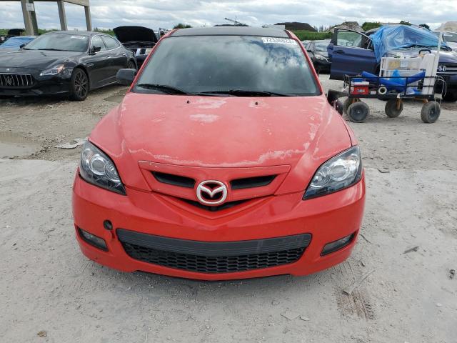 JM1BK143X71765251 - 2007 MAZDA 3 HATCHBACK RED photo 5