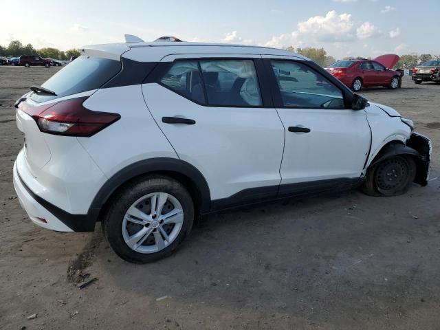 3N1CP5BV4NL503719 - 2022 NISSAN KICKS S WHITE photo 3