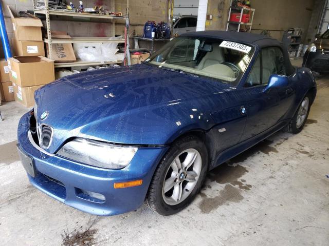4USCN33412LM05178 - 2002 BMW Z3 2.5 BLUE photo 1