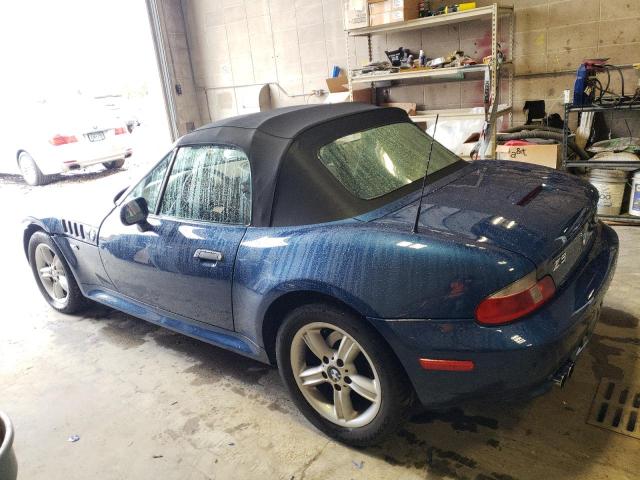 4USCN33412LM05178 - 2002 BMW Z3 2.5 BLUE photo 2