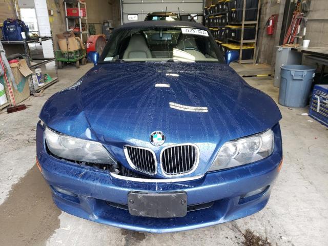 4USCN33412LM05178 - 2002 BMW Z3 2.5 BLUE photo 5