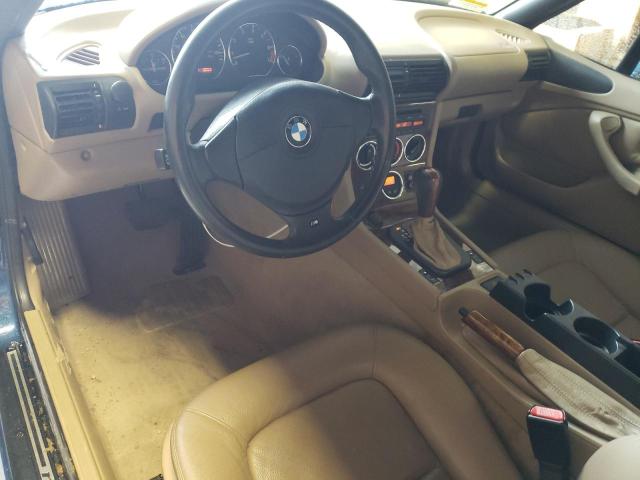 4USCN33412LM05178 - 2002 BMW Z3 2.5 BLUE photo 8