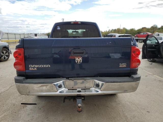 1D7HW42N15S117900 - 2005 DODGE DAKOTA SLT BLUE photo 6