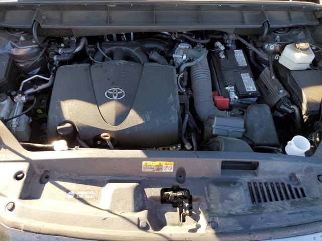 5TDGZRAH6MS065757 - 2021 TOYOTA HIGHLANDER XLE GRAY photo 12