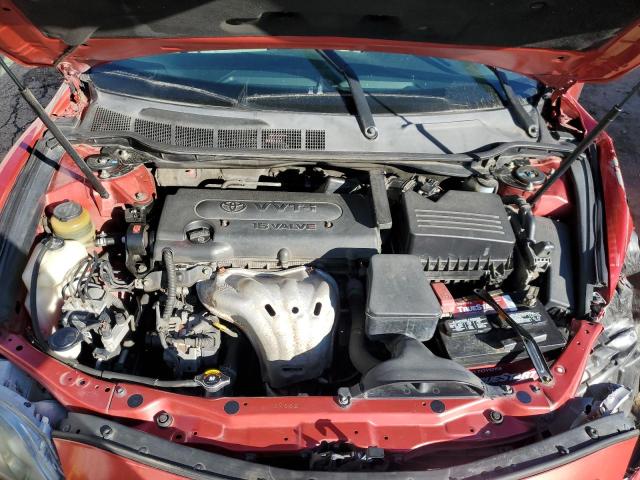 4T1BE46K99U336161 - 2009 TOYOTA CAMRY BASE RED photo 11