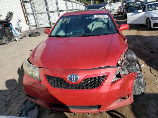 4T1BE46K99U336161 - 2009 TOYOTA CAMRY BASE RED photo 5