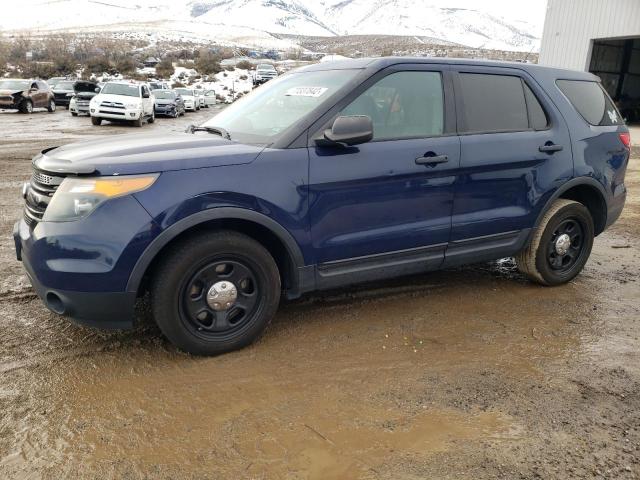 1FM5K8AR6DGC01860 - 2013 FORD EXPLORER POLICE INTERCEPTOR BLUE photo 1