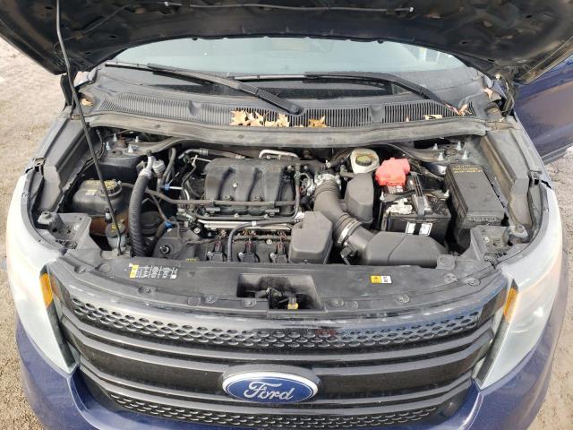 1FM5K8AR6DGC01860 - 2013 FORD EXPLORER POLICE INTERCEPTOR BLUE photo 12