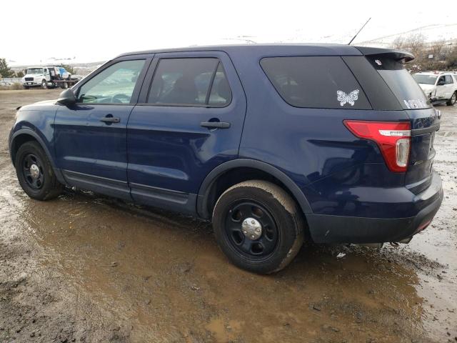 1FM5K8AR6DGC01860 - 2013 FORD EXPLORER POLICE INTERCEPTOR BLUE photo 2