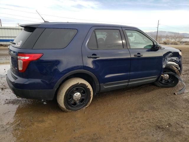 1FM5K8AR6DGC01860 - 2013 FORD EXPLORER POLICE INTERCEPTOR BLUE photo 3