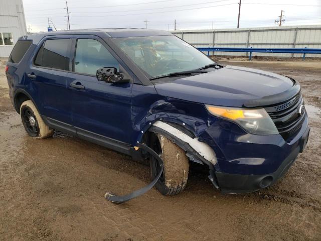 1FM5K8AR6DGC01860 - 2013 FORD EXPLORER POLICE INTERCEPTOR BLUE photo 4