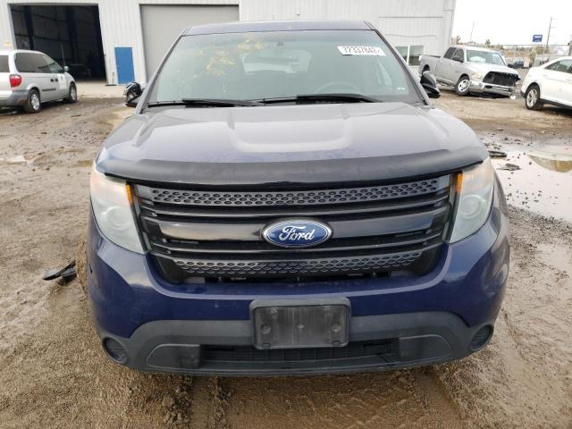 1FM5K8AR6DGC01860 - 2013 FORD EXPLORER POLICE INTERCEPTOR BLUE photo 5