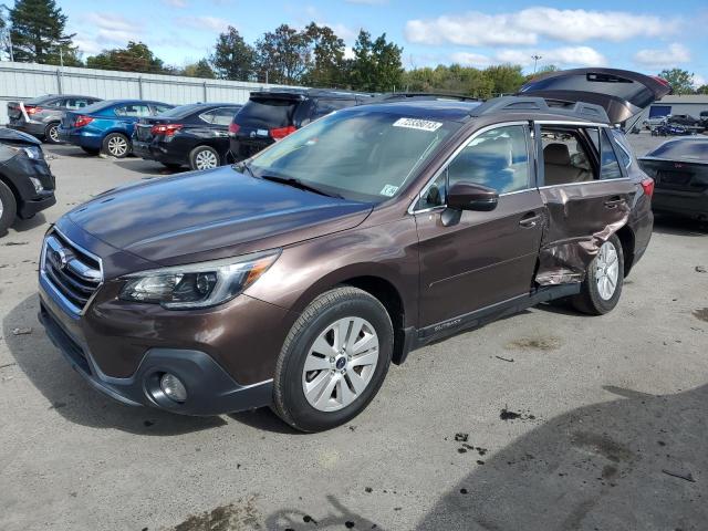 4S4BSAHC7K3298437 - 2019 SUBARU OUTBACK 2.5I PREMIUM BROWN photo 1