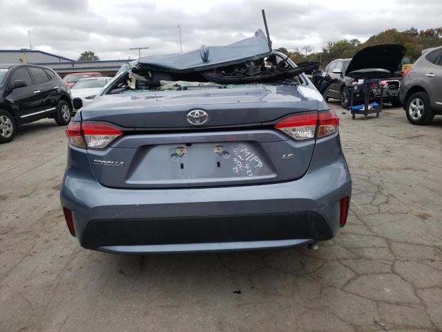 5YFEPMAEXNP368976 - 2022 TOYOTA COROLLA LE BLUE photo 6