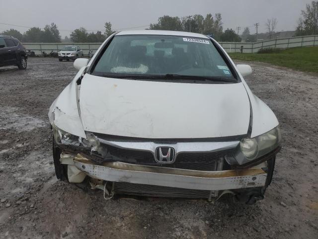 2HGFA16399H343351 - 2009 HONDA CIVIC VP WHITE photo 5