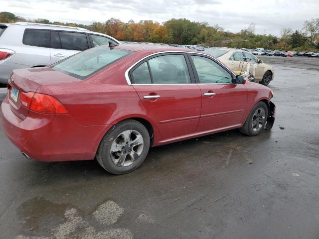 KNAGE224895363185 - 2009 KIA OPTIMA LX RED photo 3