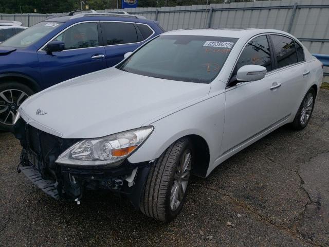 KMHGC4DF0BU116012 - 2011 HYUNDAI GENESIS 4.6L WHITE photo 1