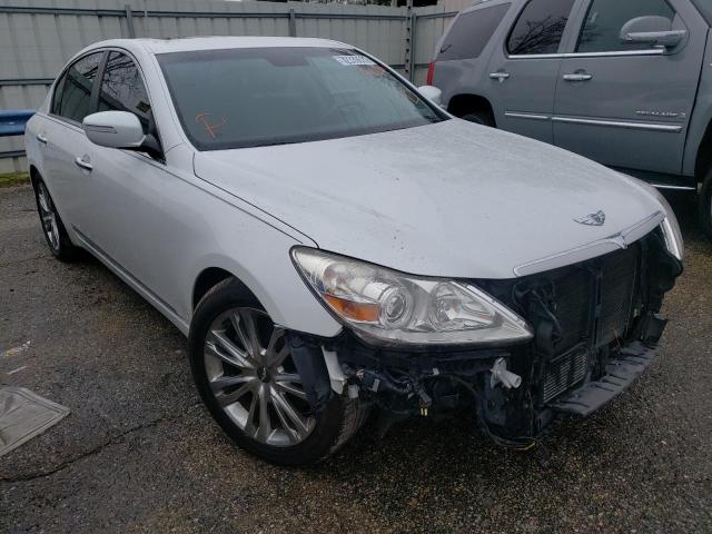 KMHGC4DF0BU116012 - 2011 HYUNDAI GENESIS 4.6L WHITE photo 4