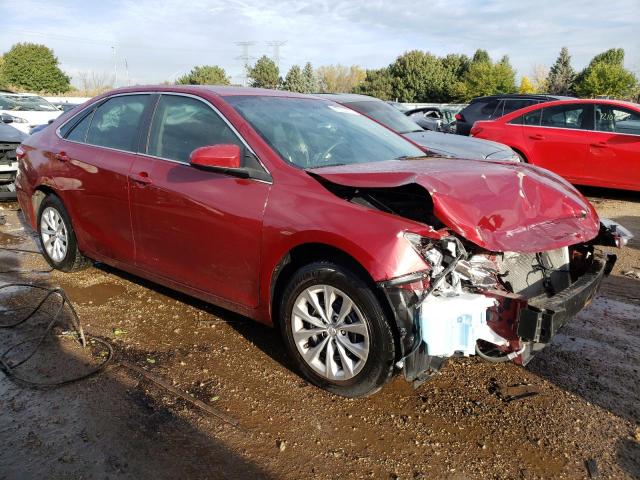 4T1BF1FK6HU792676 - 2017 TOYOTA CAMRY LE RED photo 4