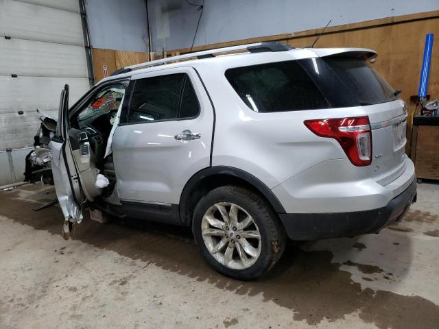 1FM5K8D8XEGC06256 - 2014 FORD EXPLORER XLT GRAY photo 2