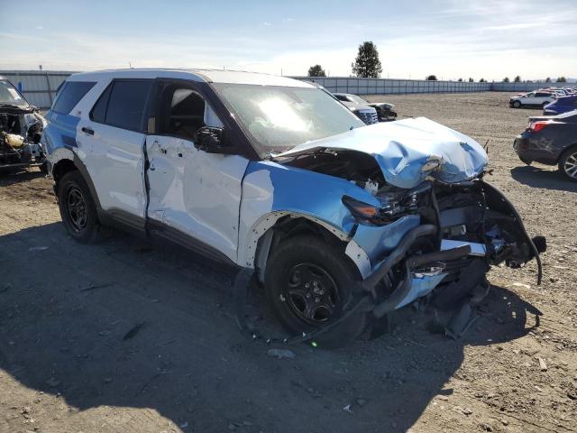 1FM5K8AB3PGB37719 - 2023 FORD EXPLORER POLICE INTERCEPTOR 双色 照片 4