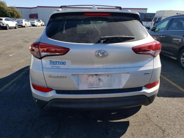 KM8J3CA41JU807244 - 2018 HYUNDAI TUCSON SEL SILVER photo 6