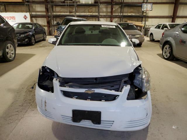 1G1AT18H797273686 - 2009 CHEVROLET COBALT LT WHITE photo 5