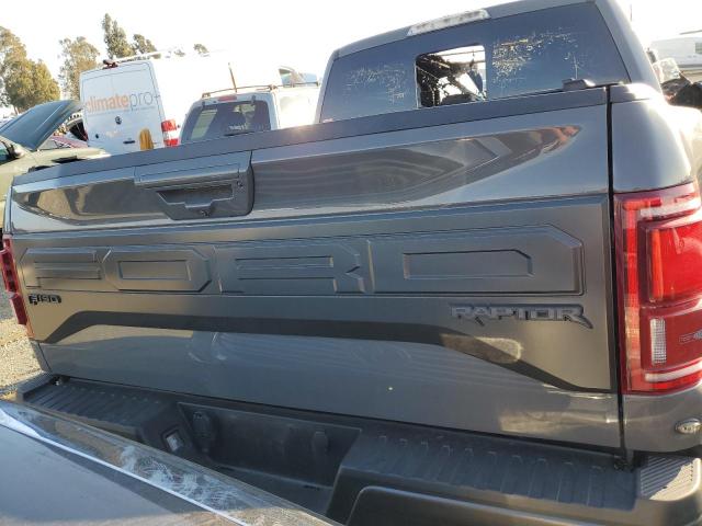 1FTFW1RG4JFC46336 - 2018 FORD F150 RAPTOR GRAY photo 10