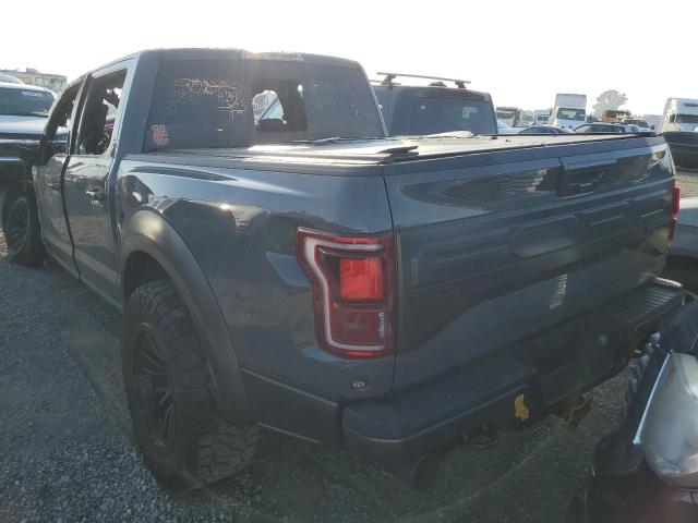 1FTFW1RG4JFC46336 - 2018 FORD F150 RAPTOR GRAY photo 6