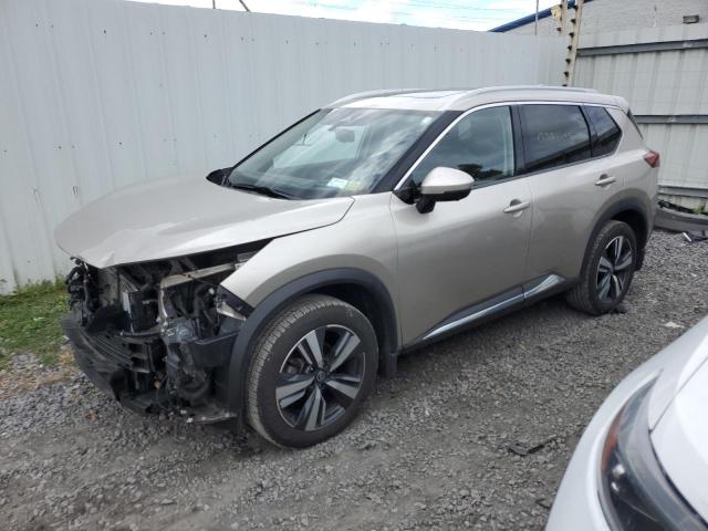 JN8AT3DD6MW319033 - 2021 NISSAN ROGUE PLATINUM CREAM photo 1