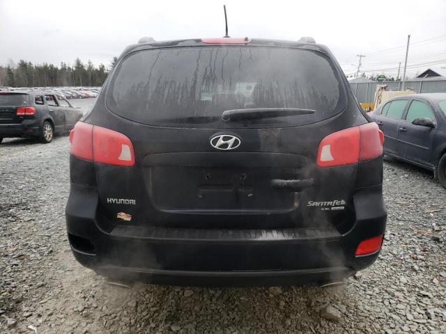 5NMSG73EX9H275439 - 2009 HYUNDAI SANTA FE GL BLACK photo 6