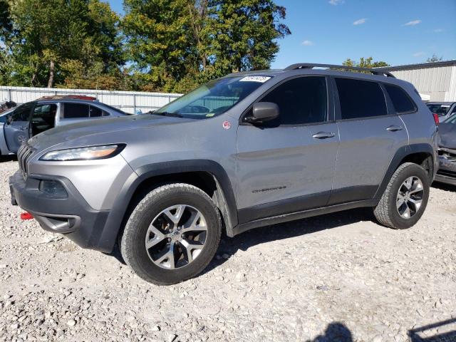 1C4PJMBS5EW193266 - 2014 JEEP CHEROKEE TRAILHAWK SILVER photo 1