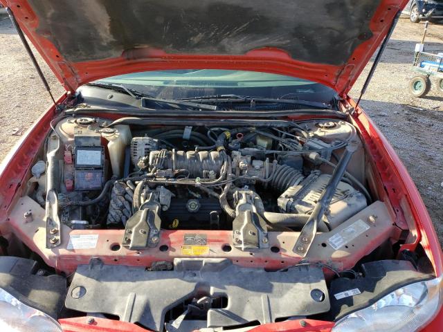 2G1WX15K619283378 - 2001 CHEVROLET MONTE CARL SS RED photo 11