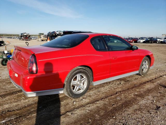 2G1WX15K619283378 - 2001 CHEVROLET MONTE CARL SS RED photo 3