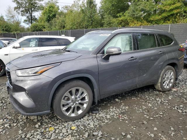 5TDDZRBH0LS032897 - 2020 TOYOTA HIGHLANDER LIMITED GRAY photo 1