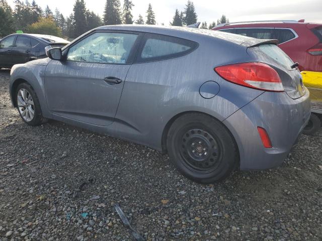 KMHTC6AD6GU257669 - 2016 HYUNDAI VELOSTER GRAY photo 2