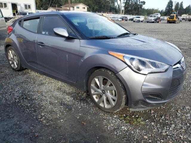 KMHTC6AD6GU257669 - 2016 HYUNDAI VELOSTER GRAY photo 4