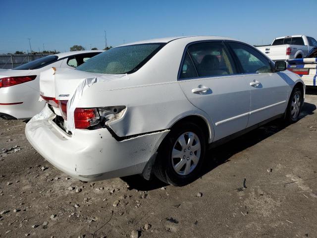 1HGCM56455A172620 - 2005 HONDA ACCORD LX WHITE photo 3