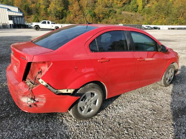 1G1JB5SH4D4219372 - 2013 CHEVROLET SONIC LS წითელი ფოტო 3