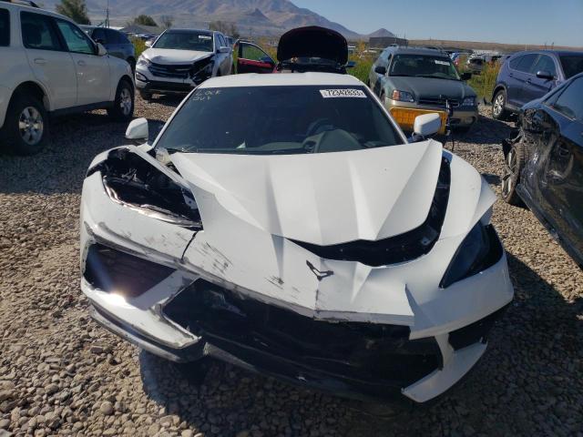 1G1YA2D44M5118935 - 2021 CHEVROLET CORVETTE STINGRAY 1LT WHITE photo 5