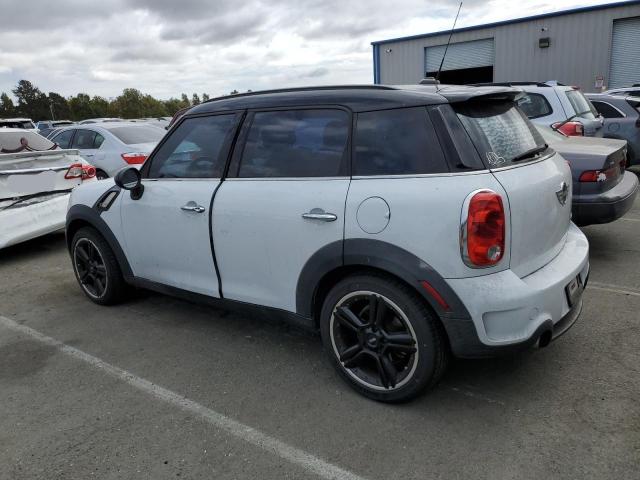 WMWZC3C56CWL83772 - 2012 MINI COOPER S COUNTRYMAN WHITE photo 2