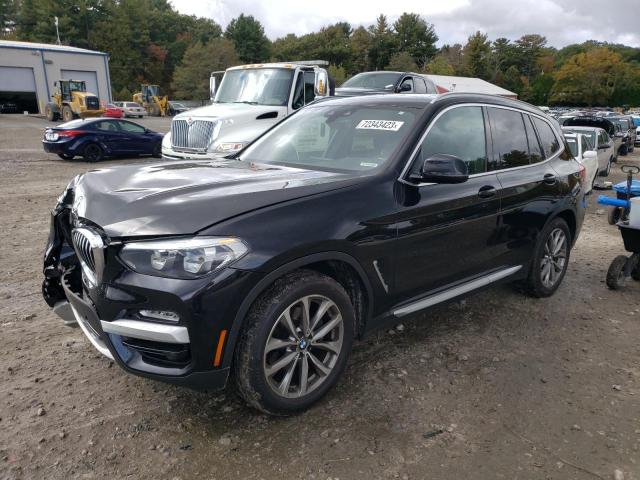 5UXTR9C50KLP85442 - 2019 BMW X3 XDRIVE30I BLACK photo 1