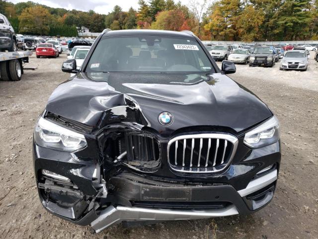 5UXTR9C50KLP85442 - 2019 BMW X3 XDRIVE30I BLACK photo 5