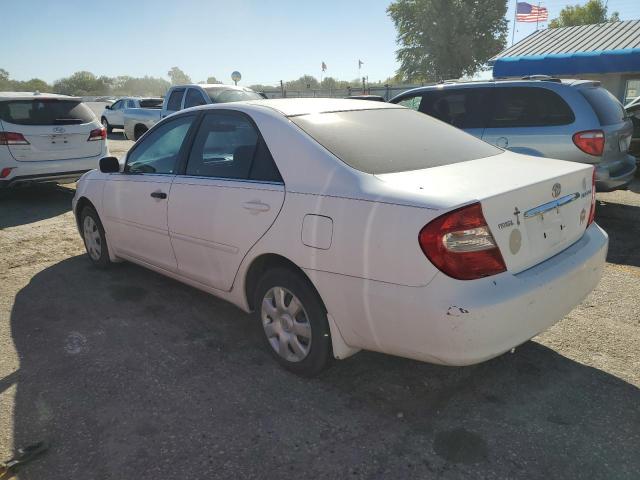 4T1BE32K62U007956 - 2002 TOYOTA CAMRY LE WHITE photo 2