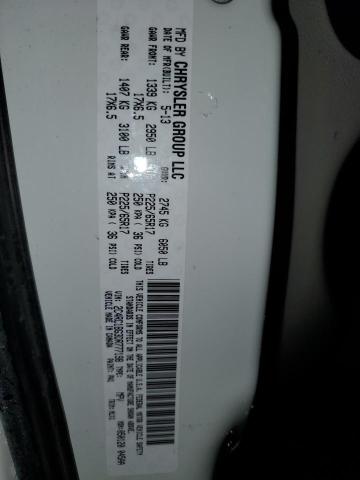 2C4RC1BG3DR777198 - 2013 CHRYSLER TOWN & COU TOURING WHITE photo 13