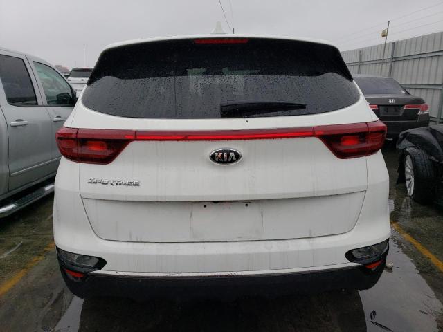 KNDPM3AC7L7806443 - 2020 KIA SPORTAGE L WHITE photo 6